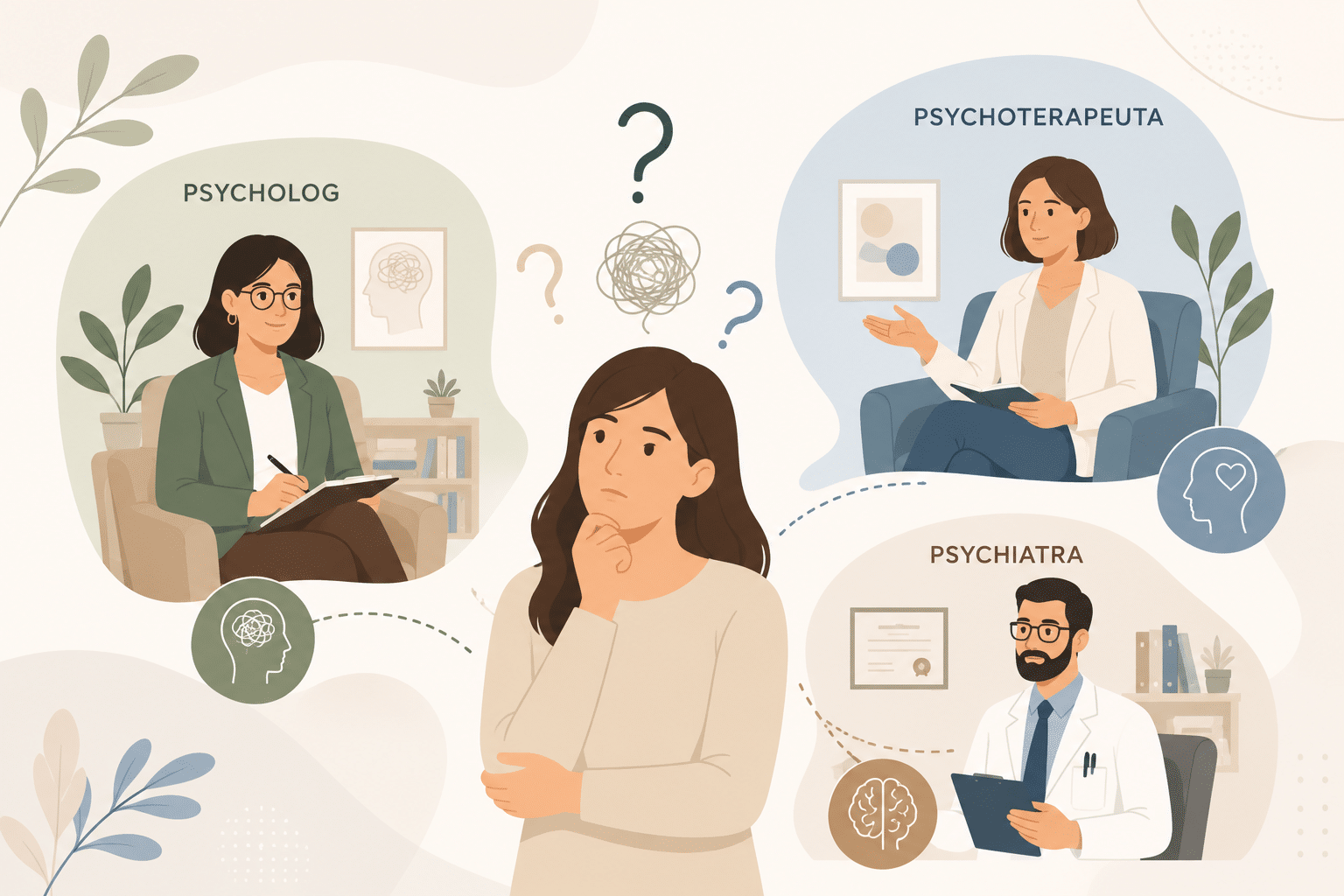 Psycholog, psychoterapeuta czy psychiatra - do kogo iść z depresją?