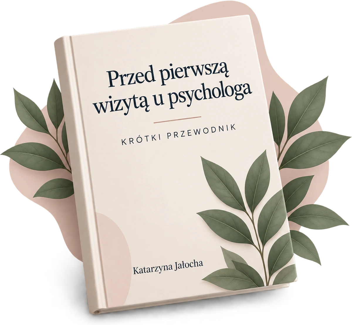 Okładka poradnika: Przed pierwszą wizytą u psychologa. Krótki przewodnik