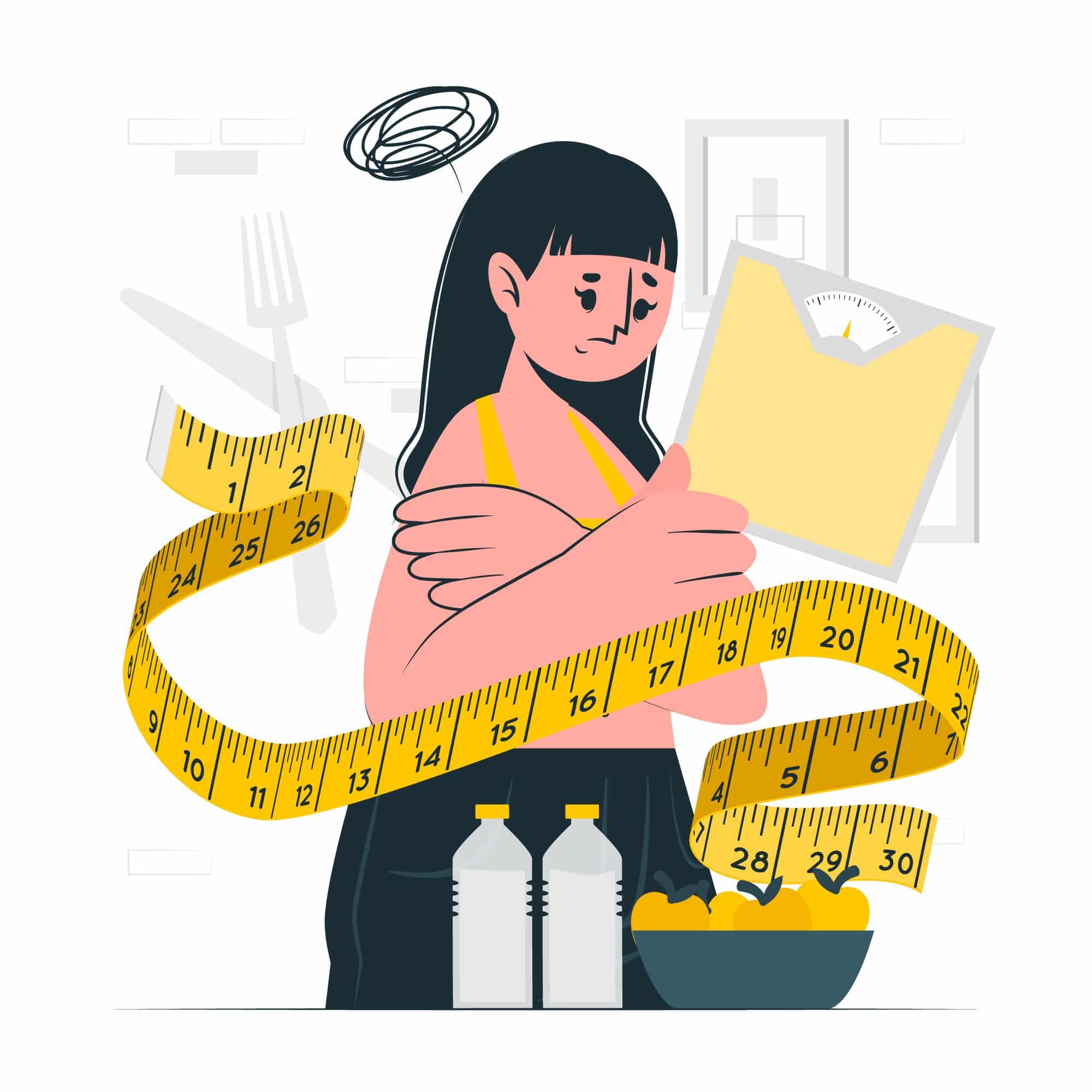 zaburzenia odżywiania designed by freepik